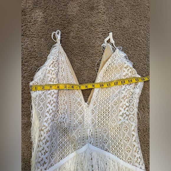 NWT Fashion Nova Fringe Jumpsuit Size Medium - Picture 2 of 8